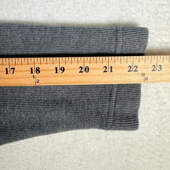 Gap Mens Sweater Gray & Yellow Knit V-Neck Pullover 90s Casual V Neck Size Small - Picture 6 of 6